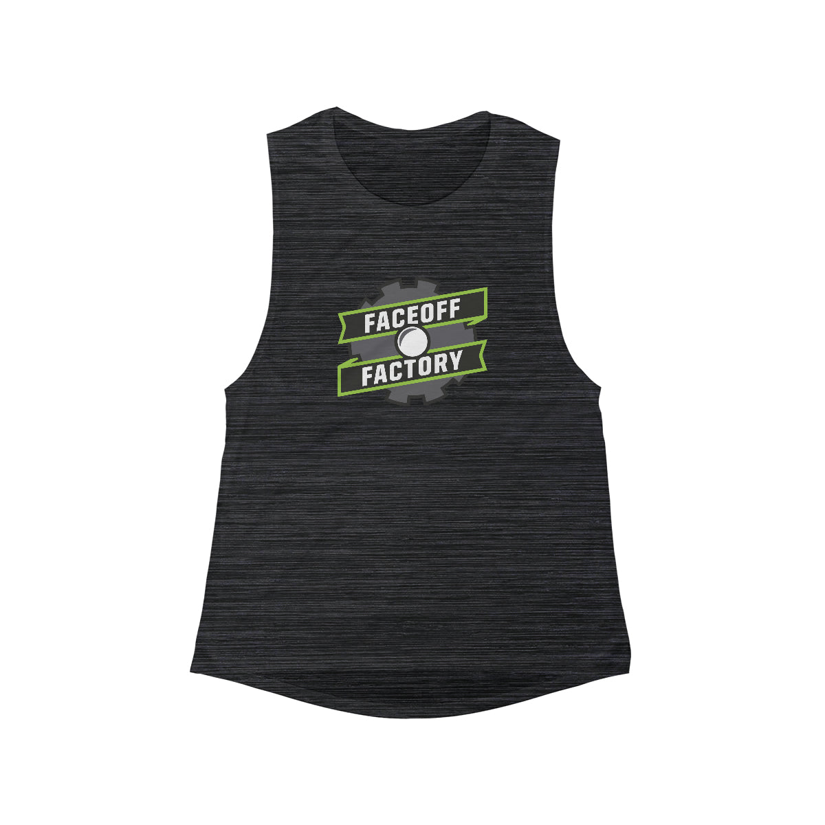 Women's Faceoff Factory Bella + Canvas Flowy Scoop Muscle Tank