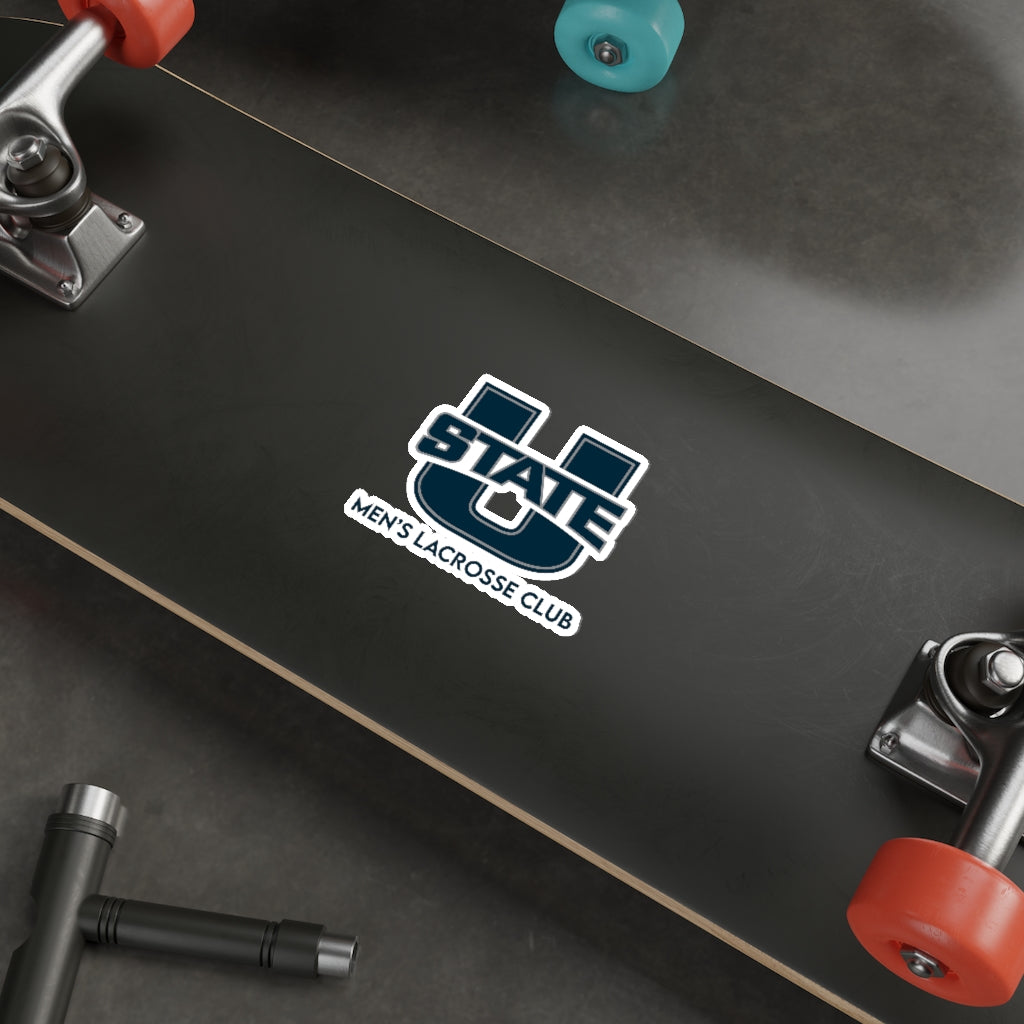 USU Lacrosse Die-Cut Sticker