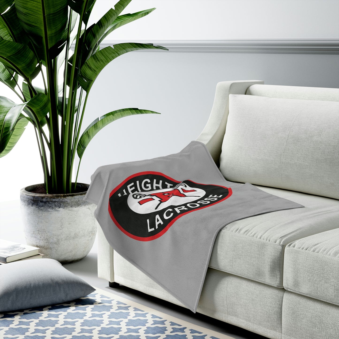 IGH Lax Velveteen Plush Blanket