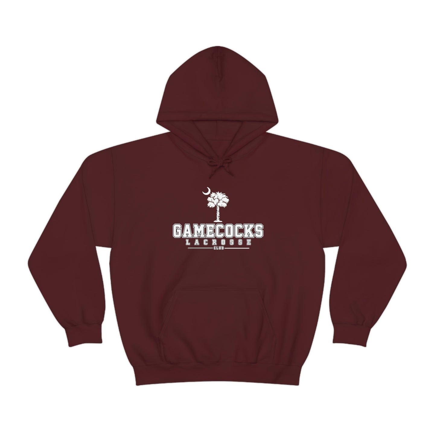 Adult Gamecocks Lacrosse Gildan Heavy Blend Hoodie