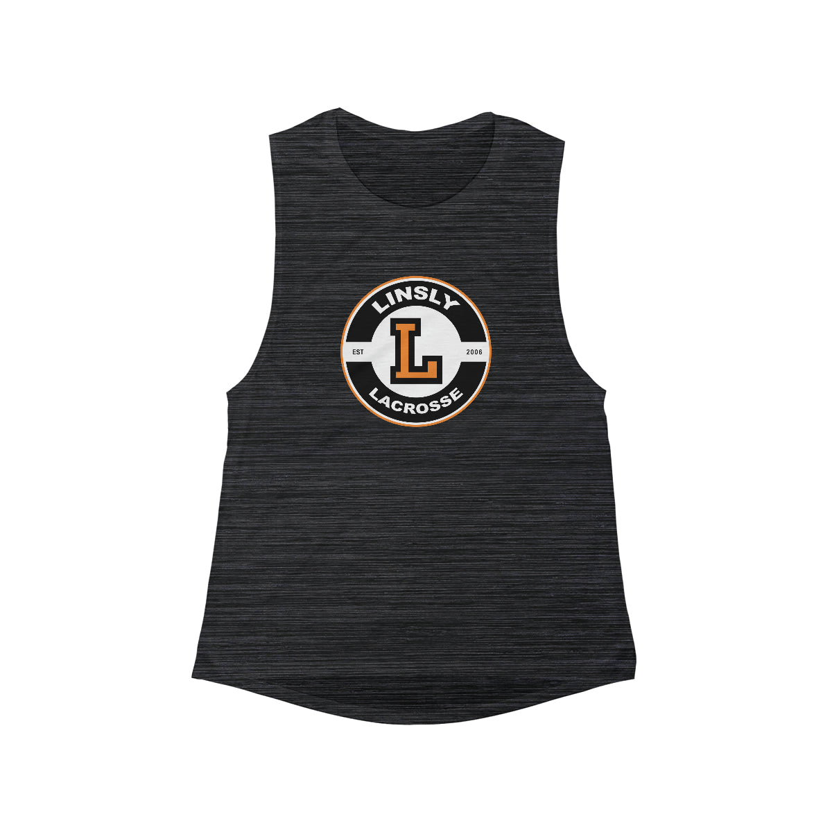 Women's Linsly Lacrosse Bella + Canvas Flowy Scoop Muscle Tank