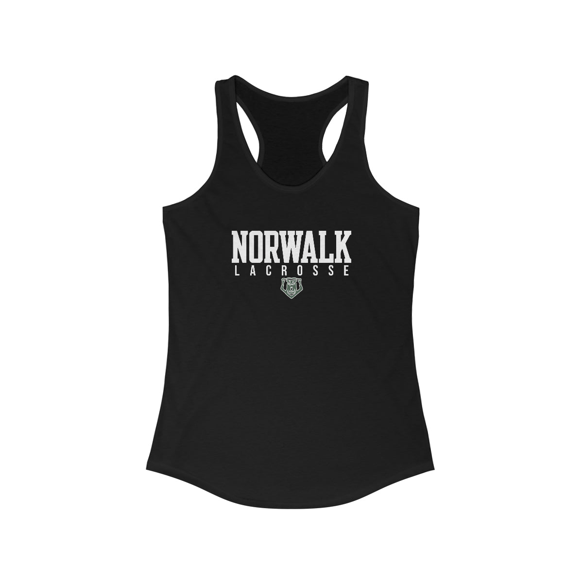 Women's Norwalk Lacrosse Bella + Canvas Racerback Tank