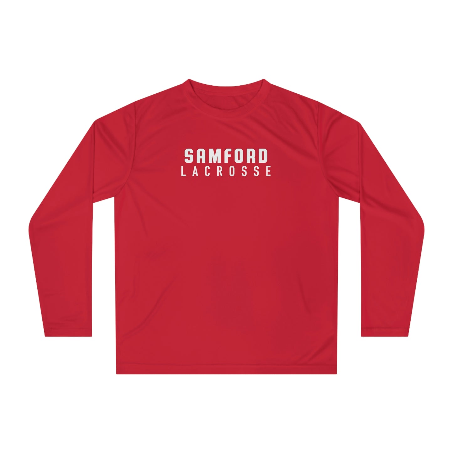 Adult Samford Lacrosse Team 365 Performance Long Sleeve Shirt