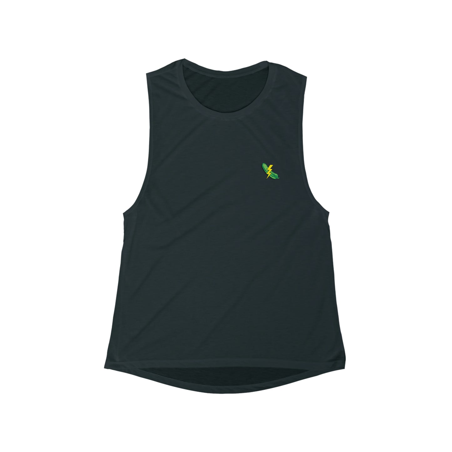 Women's Electric Pickle Experience Bella + Canvas Flowy Scoop Muscle Tank