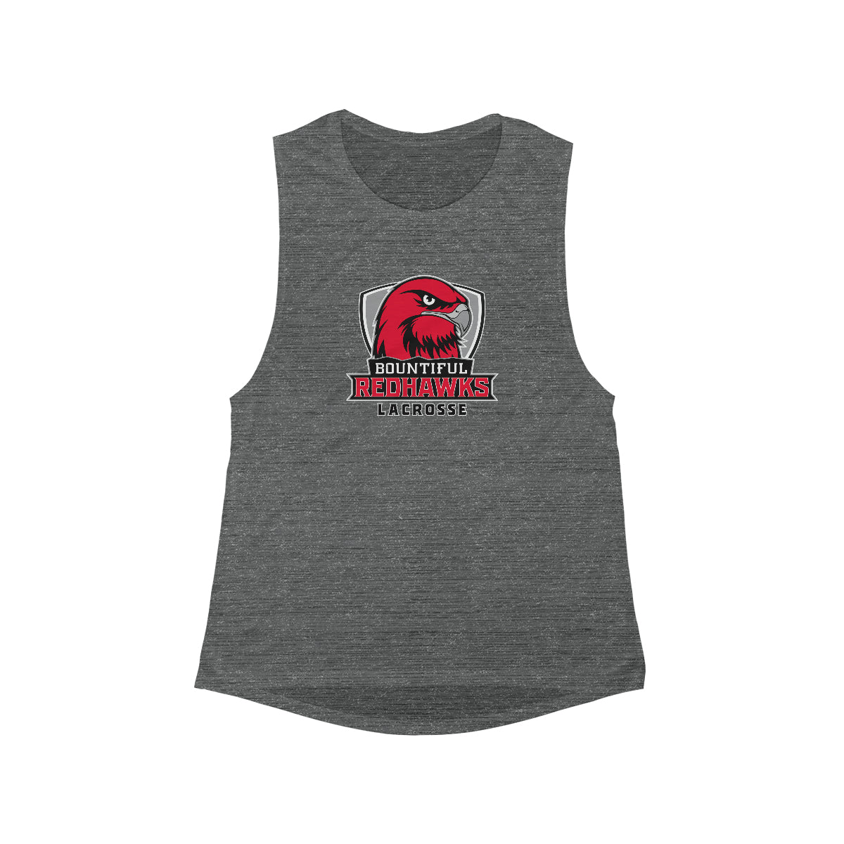 Women's Bountiful Lacrosse Bella + Canvas Flowy Scoop Muscle Tank