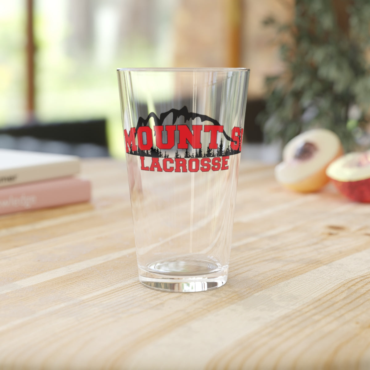 Mount Si Lacrosse Pint Glass - 16oz