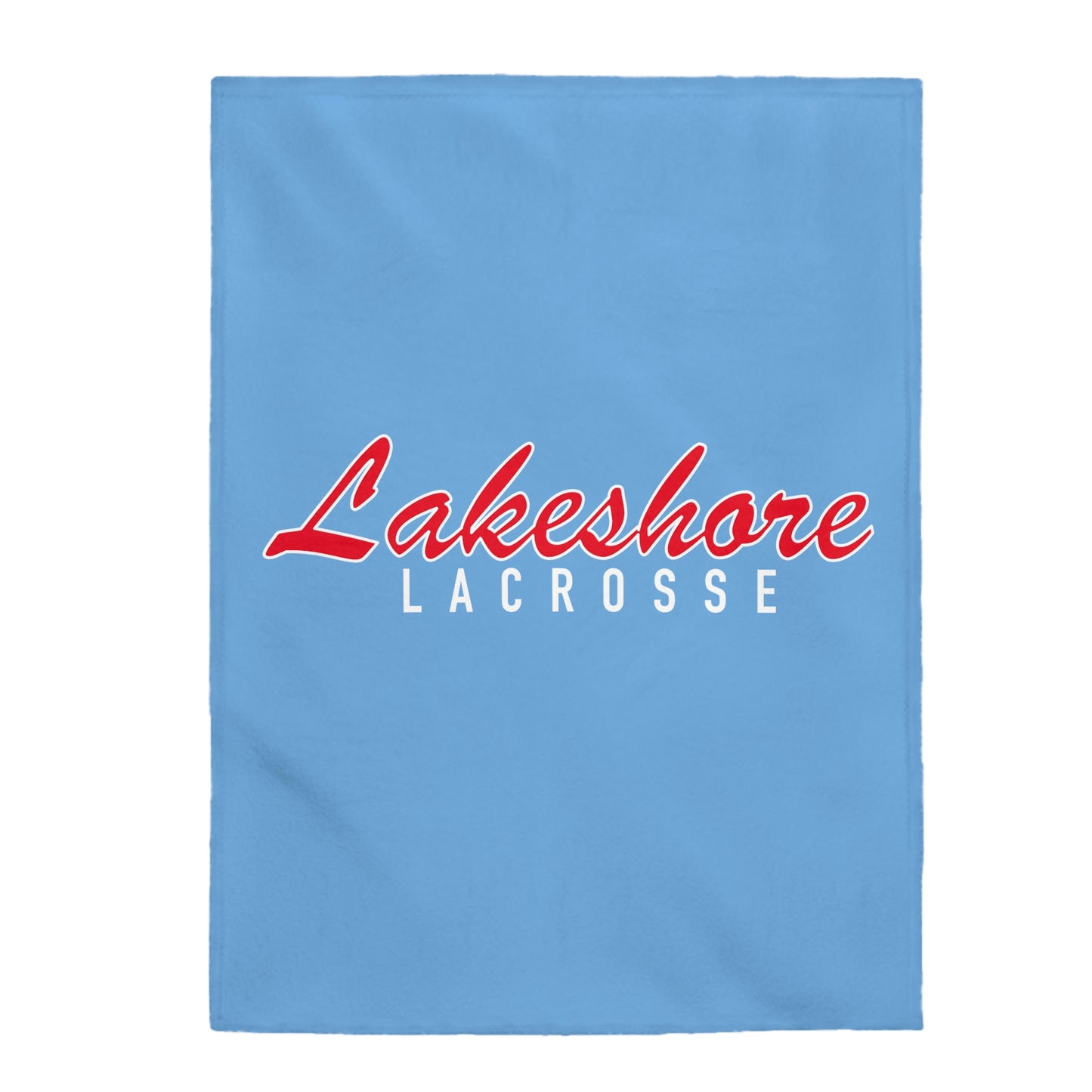 Samford Lacrosse Velveteen Plush Blanket