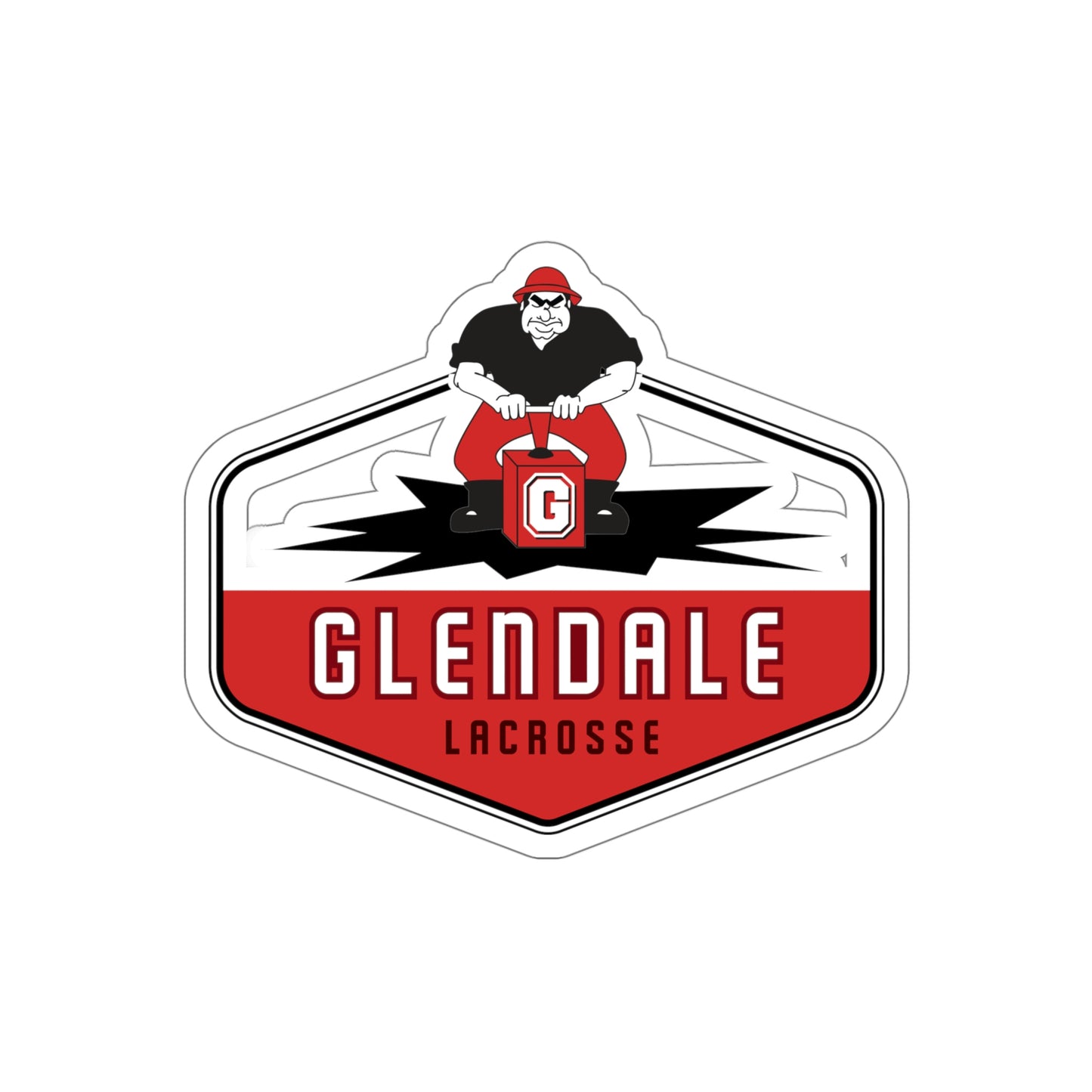 Glendale HS Lacrosse Die-Cut Stickers