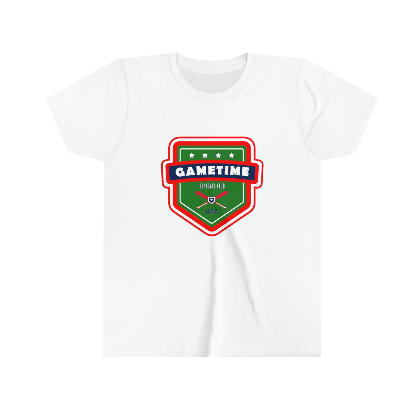 Youth Gametime Baseball Club Bella + Canvas Short Sleeve Tee