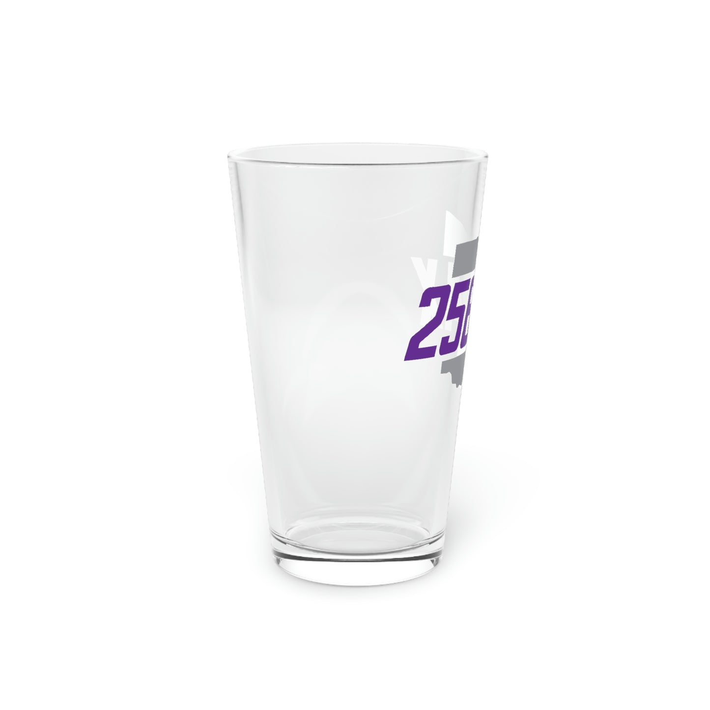 256 LAX Pint Glass - 16oz