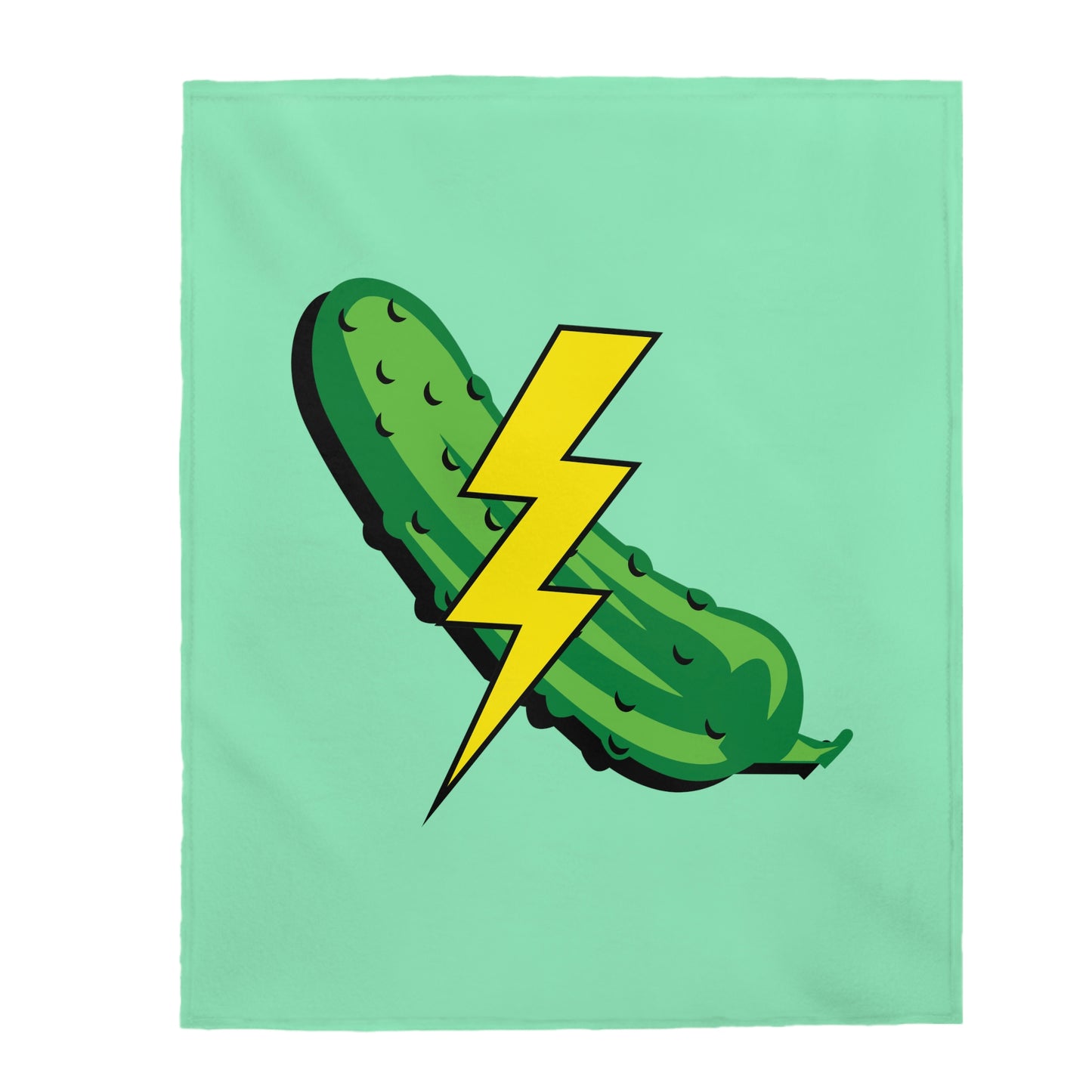 Electric Pickle Experience Velveteen Plush Blanket