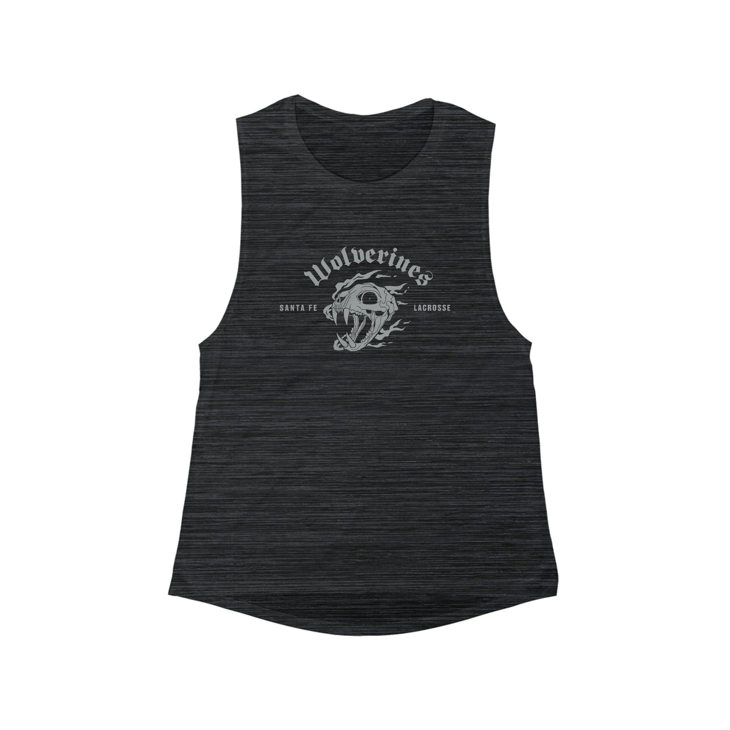 Women's Santa Fe Lacrosse Bella + Canvas Flowy Scoop Muscle Tank