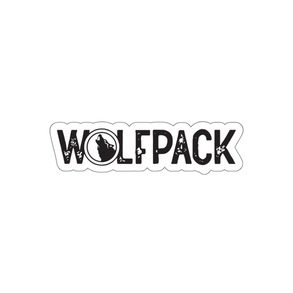 Wolfpack Lacrosse Die-Cut Sticker