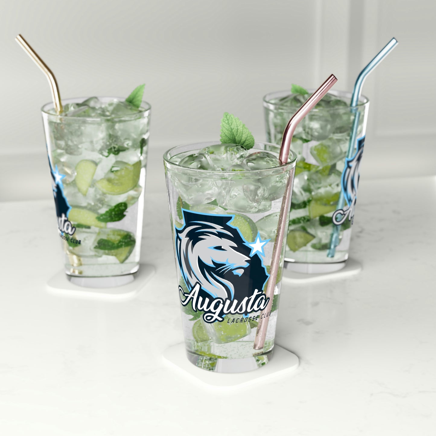 Augusta Lacrosse Pint Glass