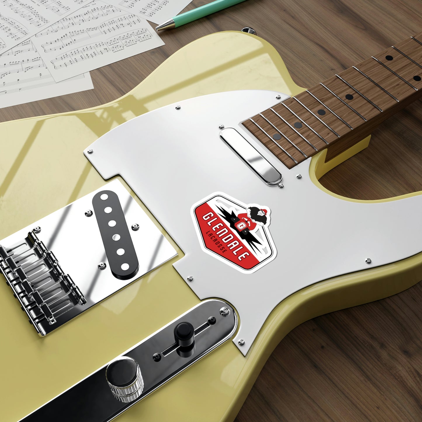 Glendale HS Lacrosse Die-Cut Stickers