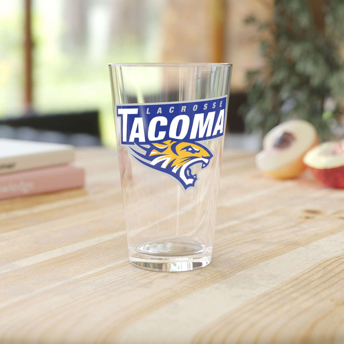 Tacoma Tigers Lacrosse Pint Glass - 16oz