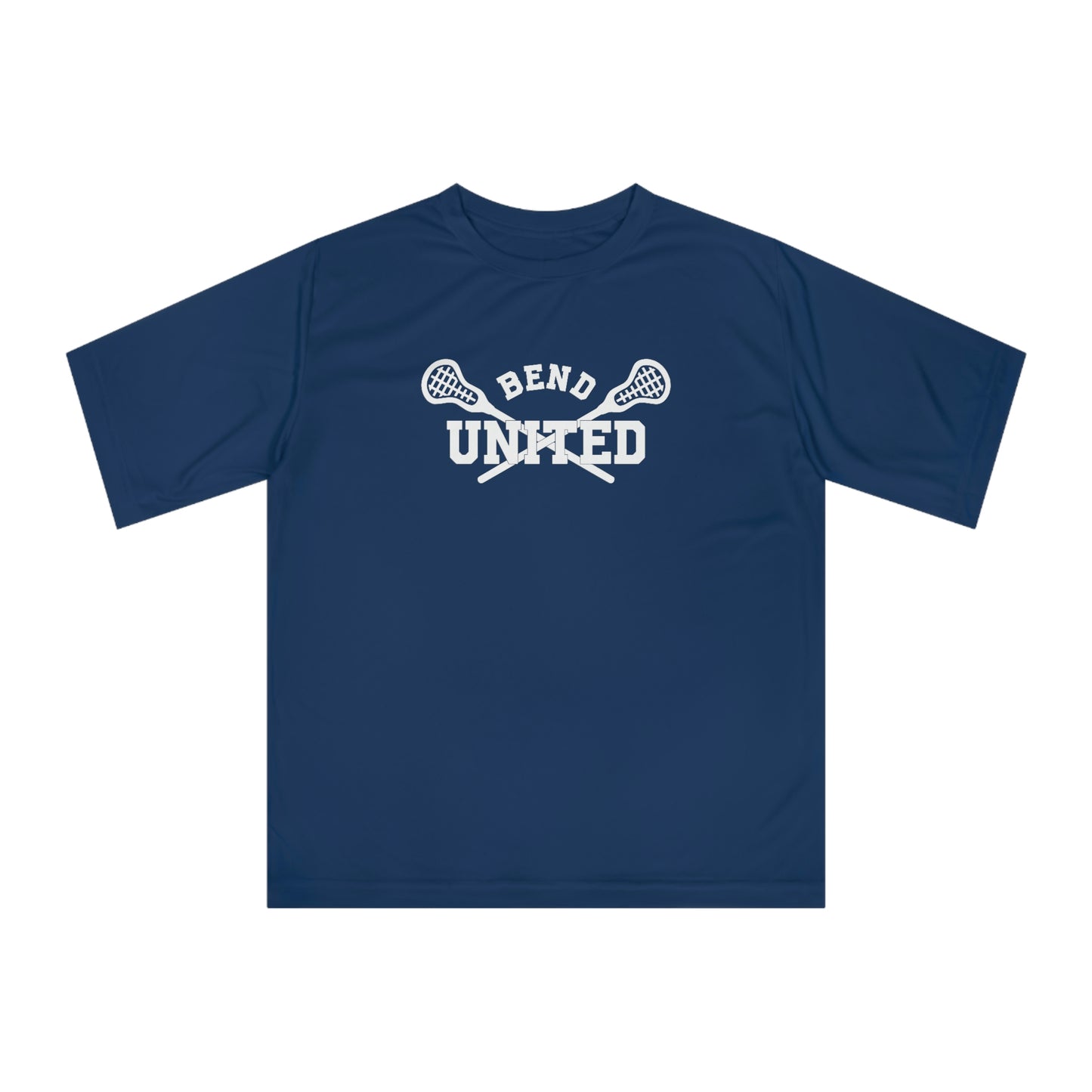 Adult Bend United Lacrosse Team 365 Zone Performance T-shirt