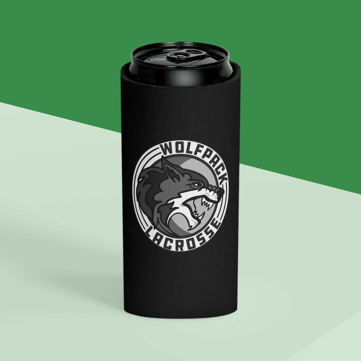 Wolfpack Lacrosse Can Cooler 3-pack
