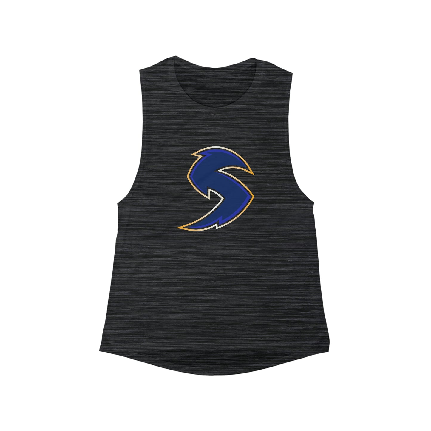 Women's Salt Lake Storm Lacrosse Bella + Canvas Flowy Scoop Muscle Tank