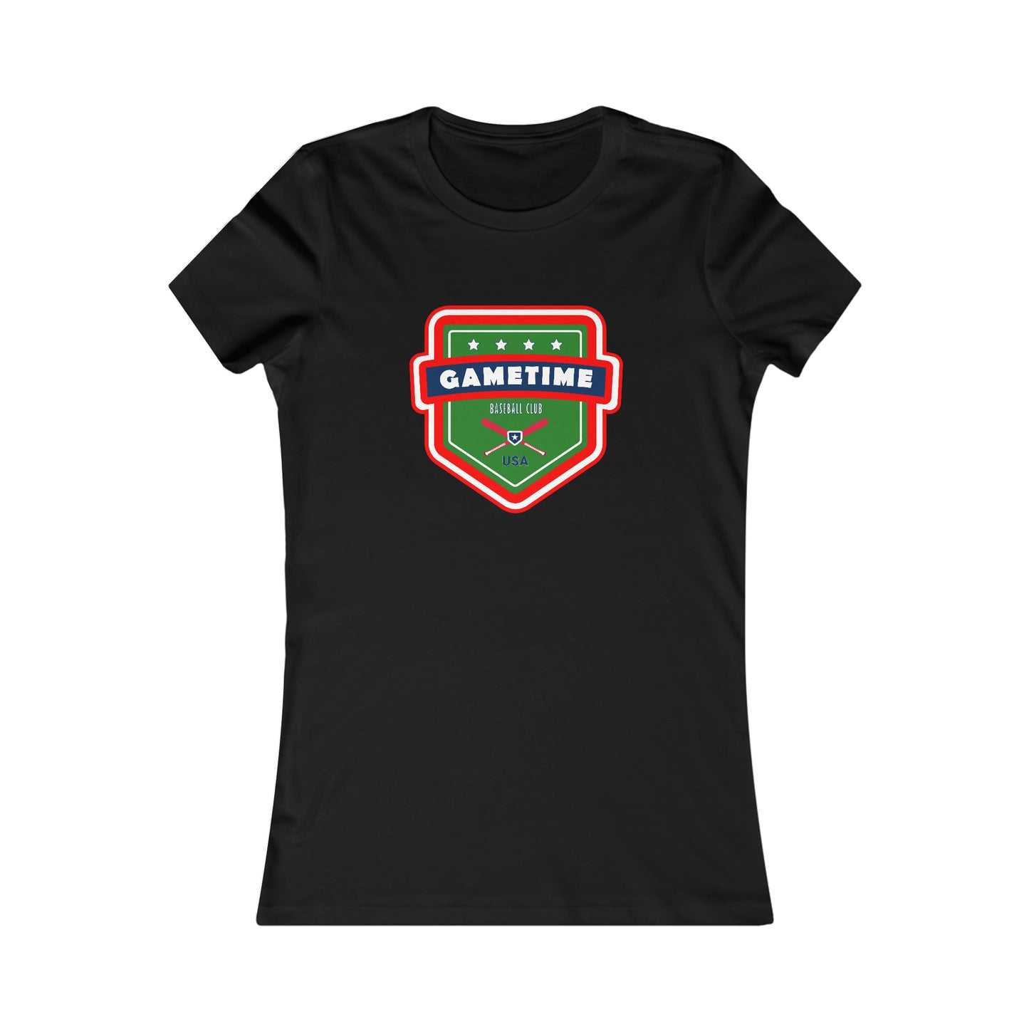 Women's Gametime Baseball Club Bella + Canvas Short Sleeve Cotton Tee