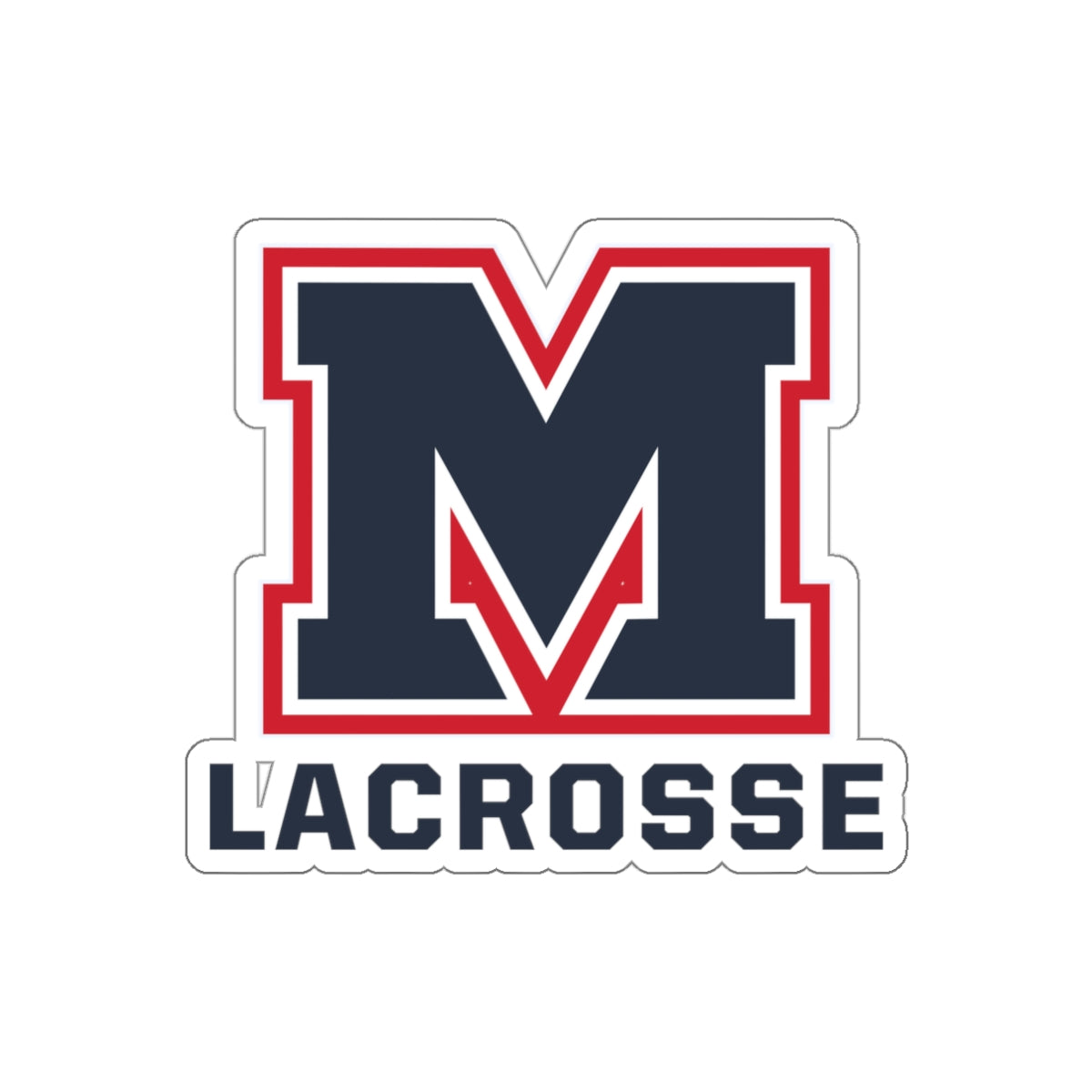 BMHS Lacrosse Die-Cut Sticker