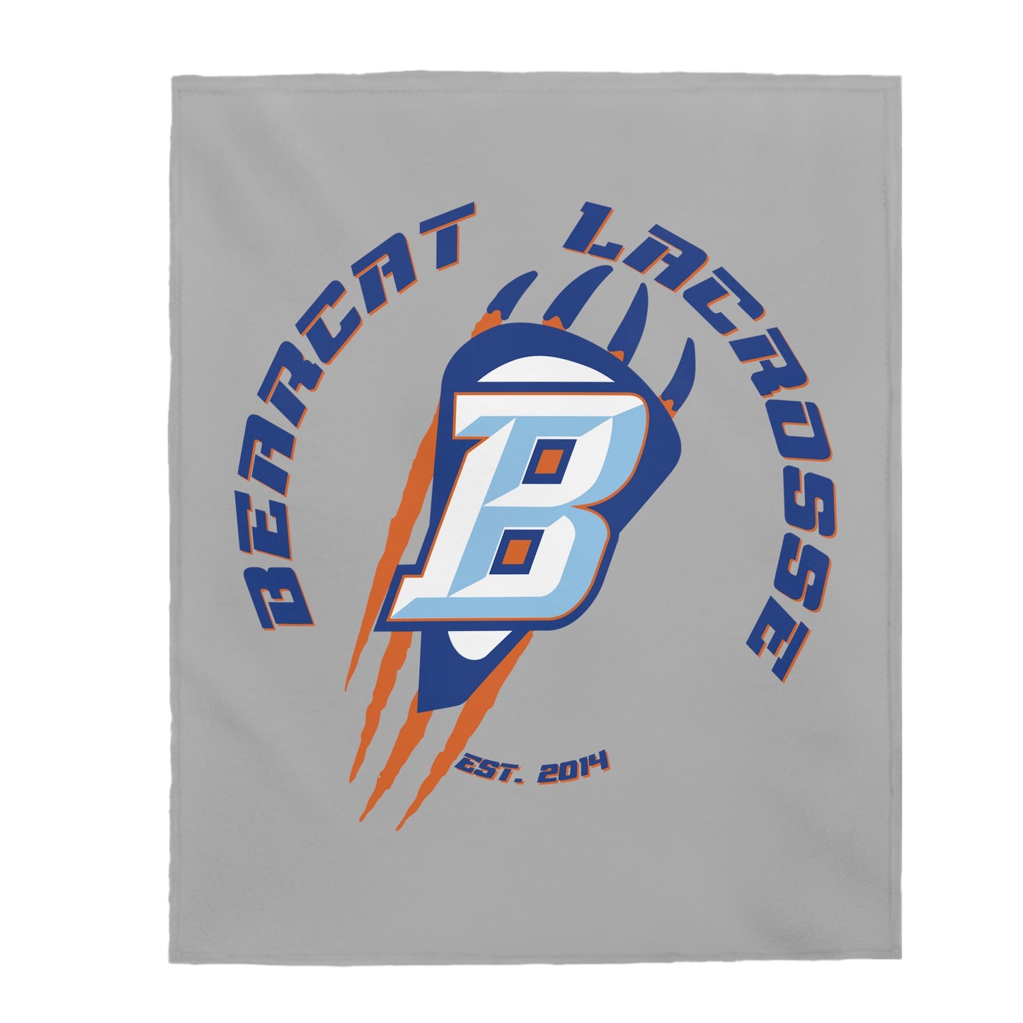 Billing Bearcats Lacrosse Velveteen Plush Blanket