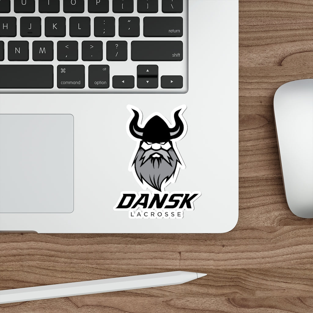 Danish Lacrosse Die-Cut Stickers
