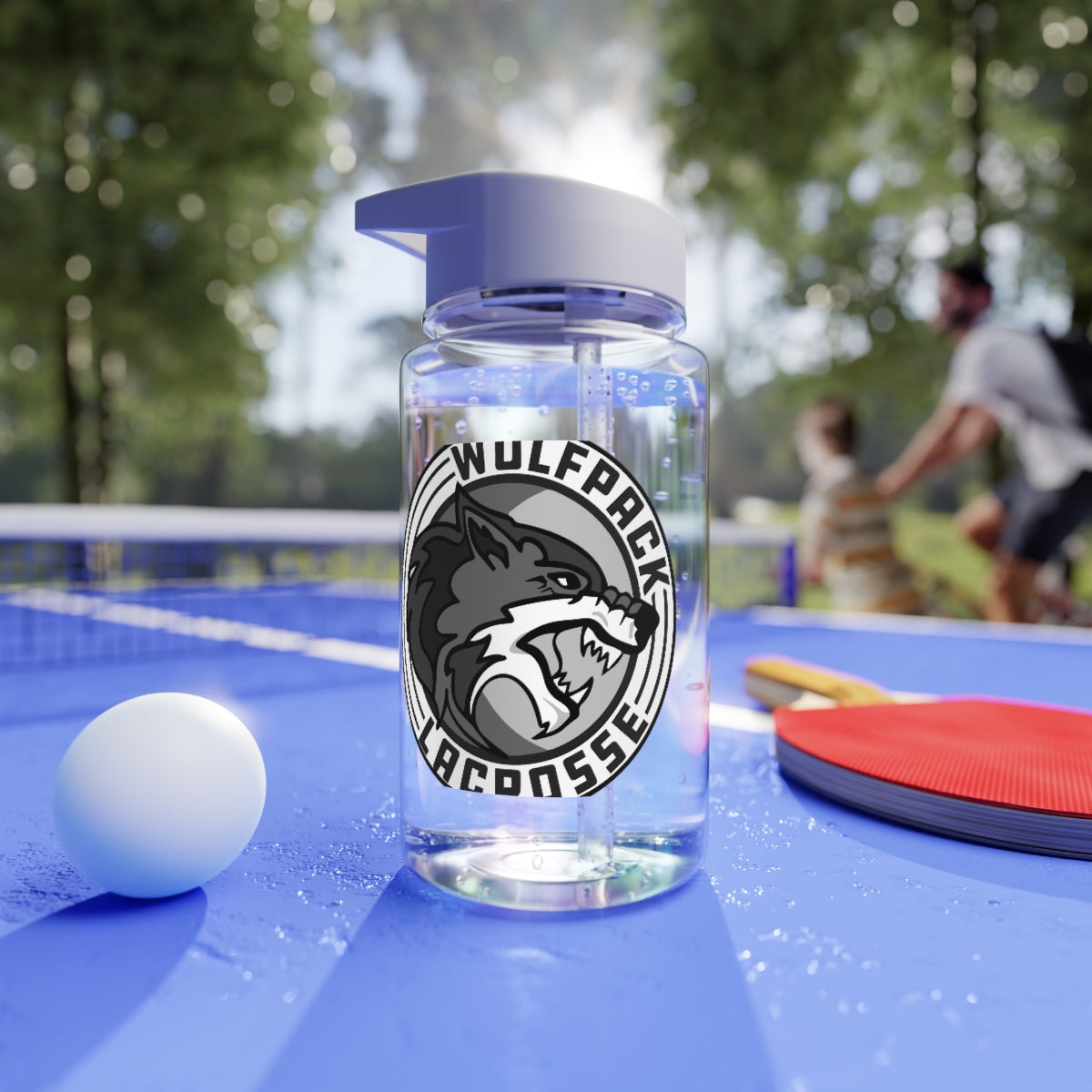 Wolfpack Lacrosse Tritan Water Bottle