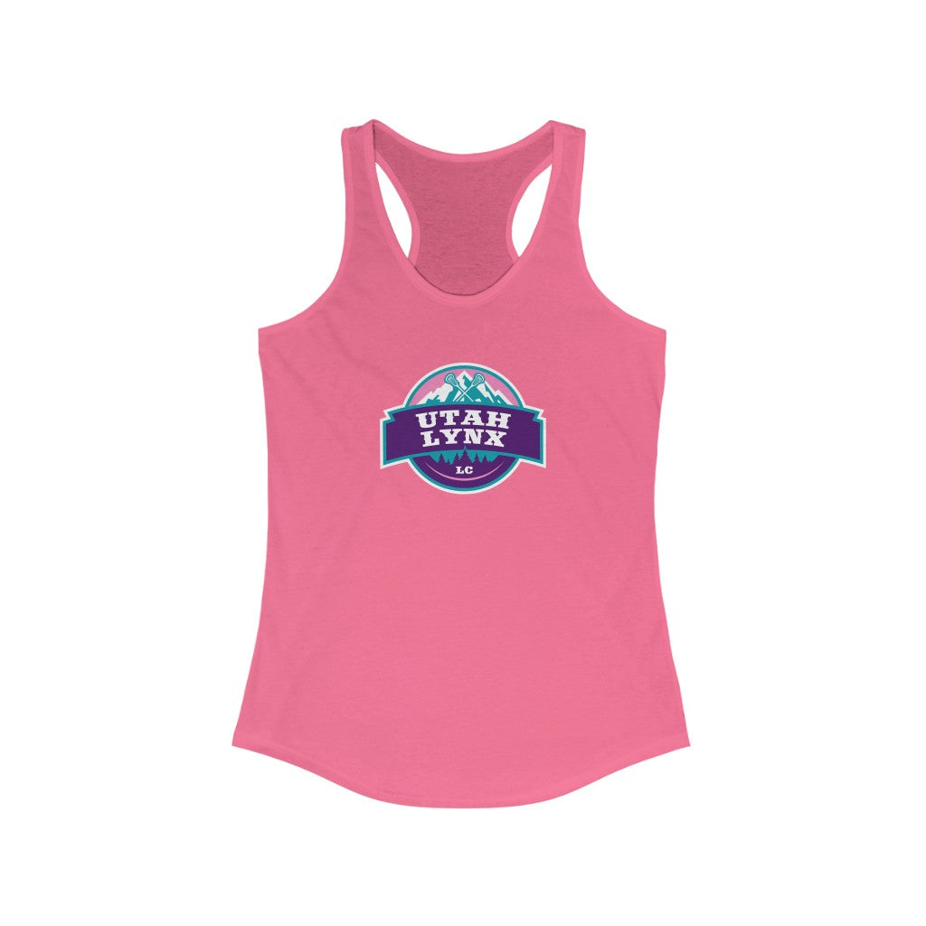 Women's Utah Lynx Next Level Racerback Tank