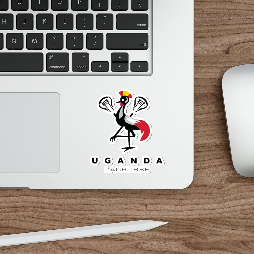 Uganda Lacrosse Die-Cut Sticker