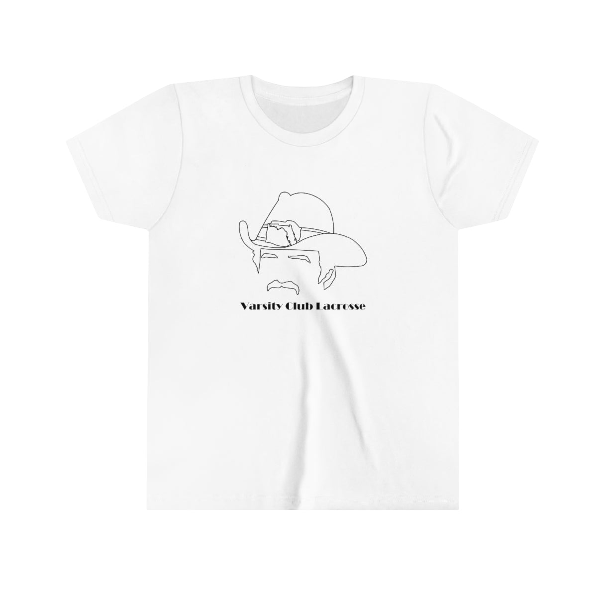 Youth Varsity Club Lacrosse Bella + Canvas Short Sleeve Tee