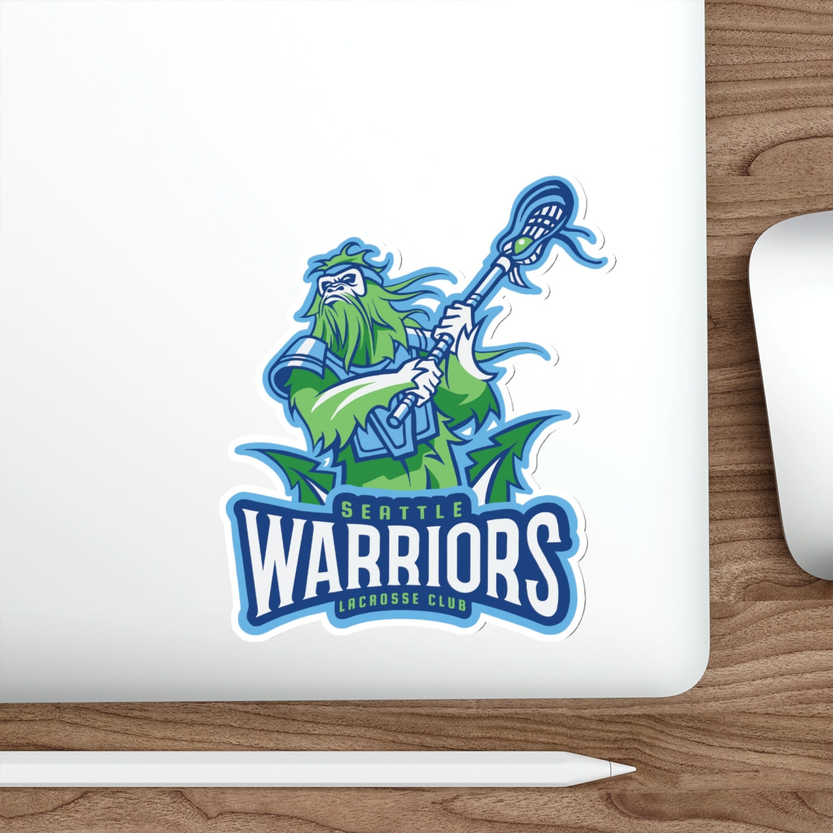 Seattle Warriors Lacrosse Die-Cut Sticker