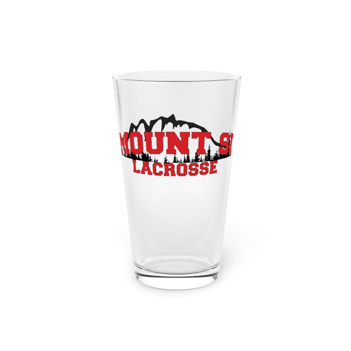 Mount Si Lacrosse Pint Glass - 16oz
