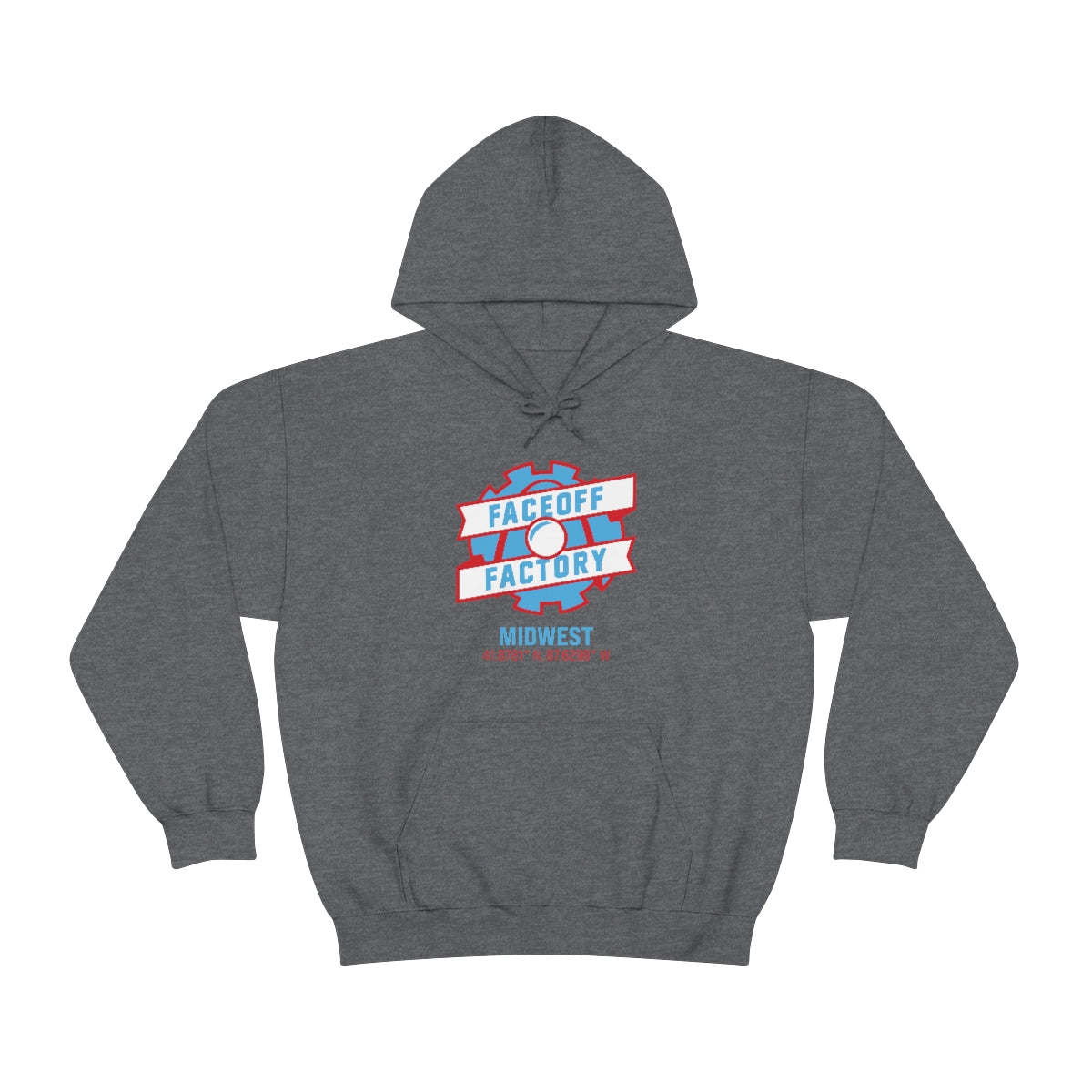 Adult Faceoff Factory Gildan Heavy Blend™ Hooded Sweatshirt - Midwest