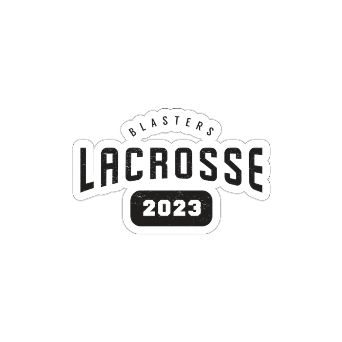 Blasters MS Lacrosse Die-Cut Stickers - 2023