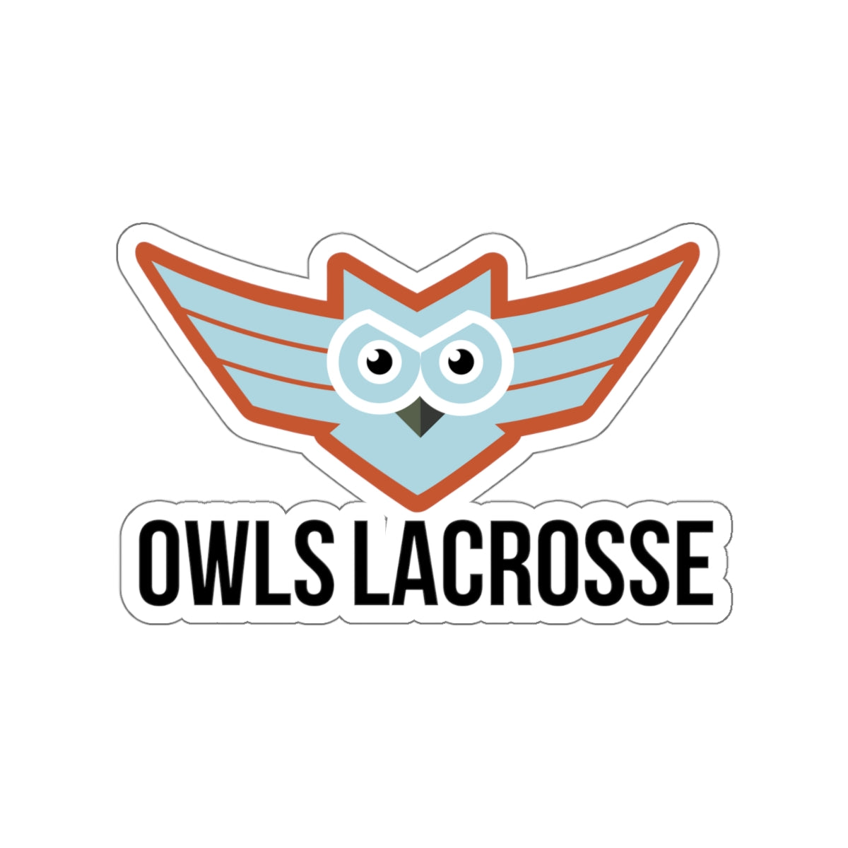 OWLS Lacrosse Die-Cut Sticker