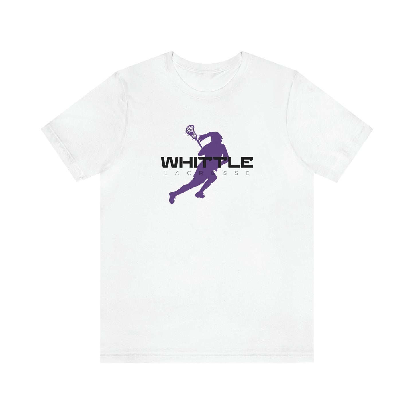 Adult Whittle Lacrosse Bella + Canvas Short Sleeve Cotton Tee