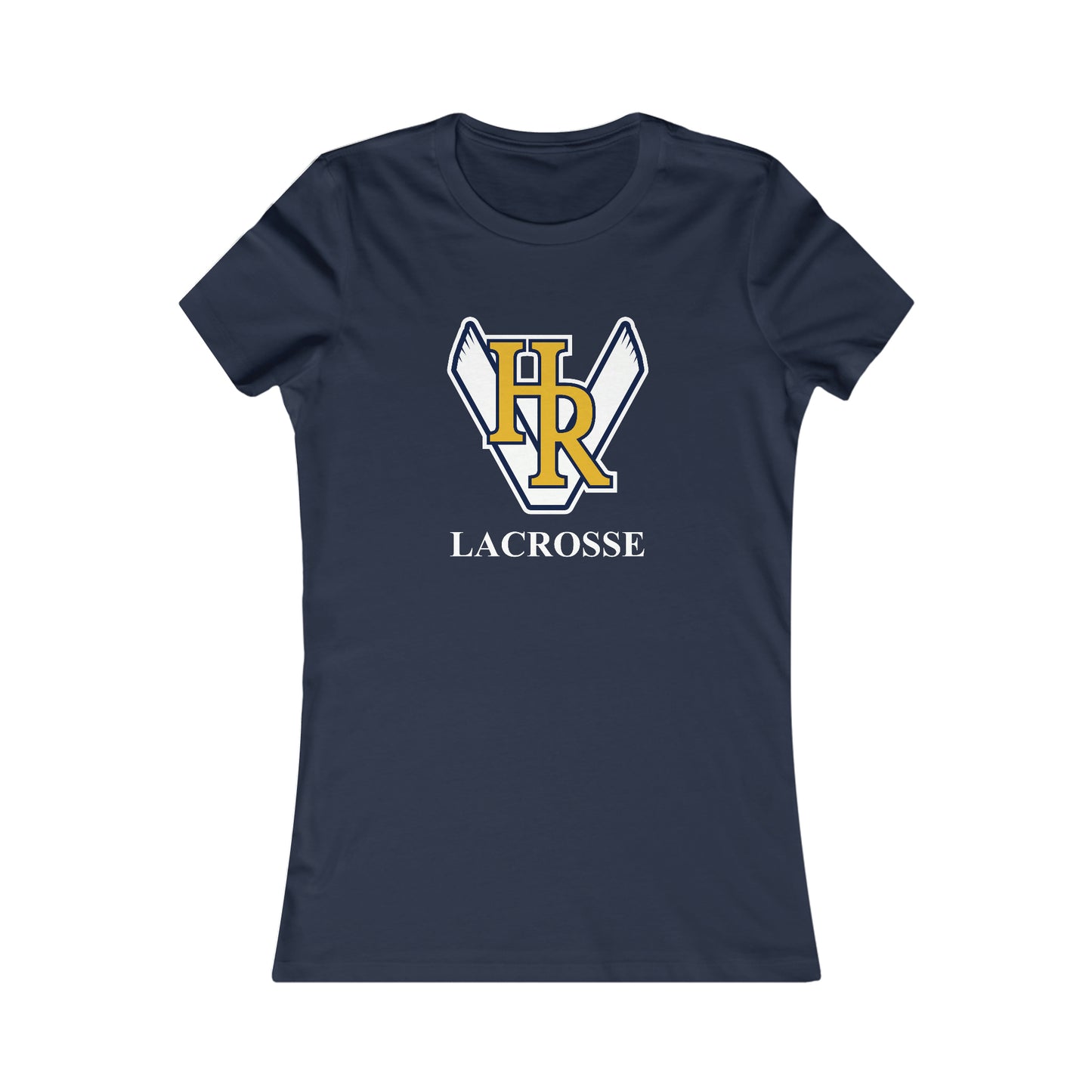 Women's HRV Lacrosse Bella + Canvas Short Sleeve Cotton Tee