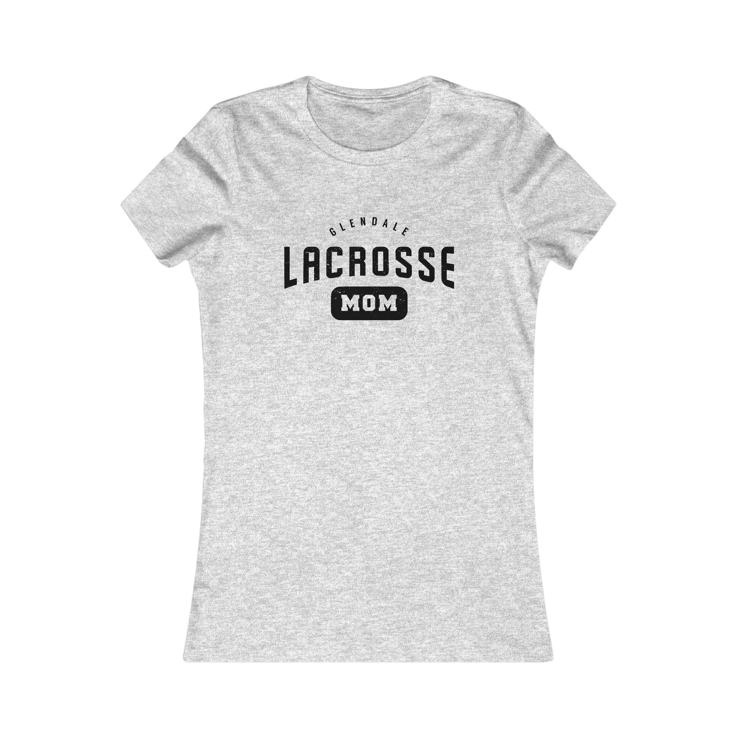 Women's Glendale HS Lacrosse Bella + Canvas Short Sleeve Cotton Tee - Mom