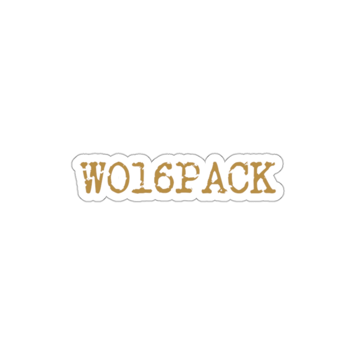 Wo16pack Die-Cut Stickers