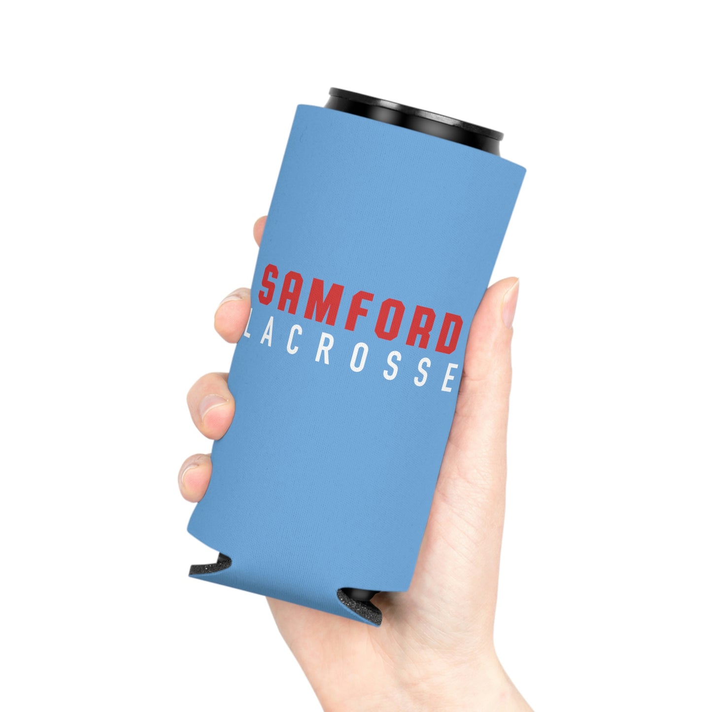 Samford Lacrosse Can Cooler 3-pack