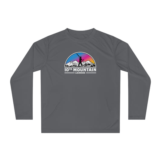 Adult 10th Mountain Lacrosse Team 365 Performance Long Sleeve