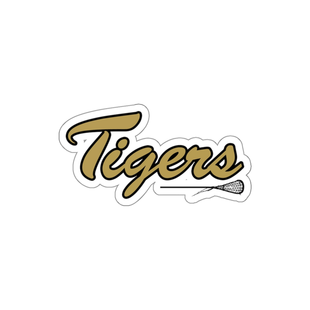 Drip Tigers Lacrosse Die-Cut Stickers