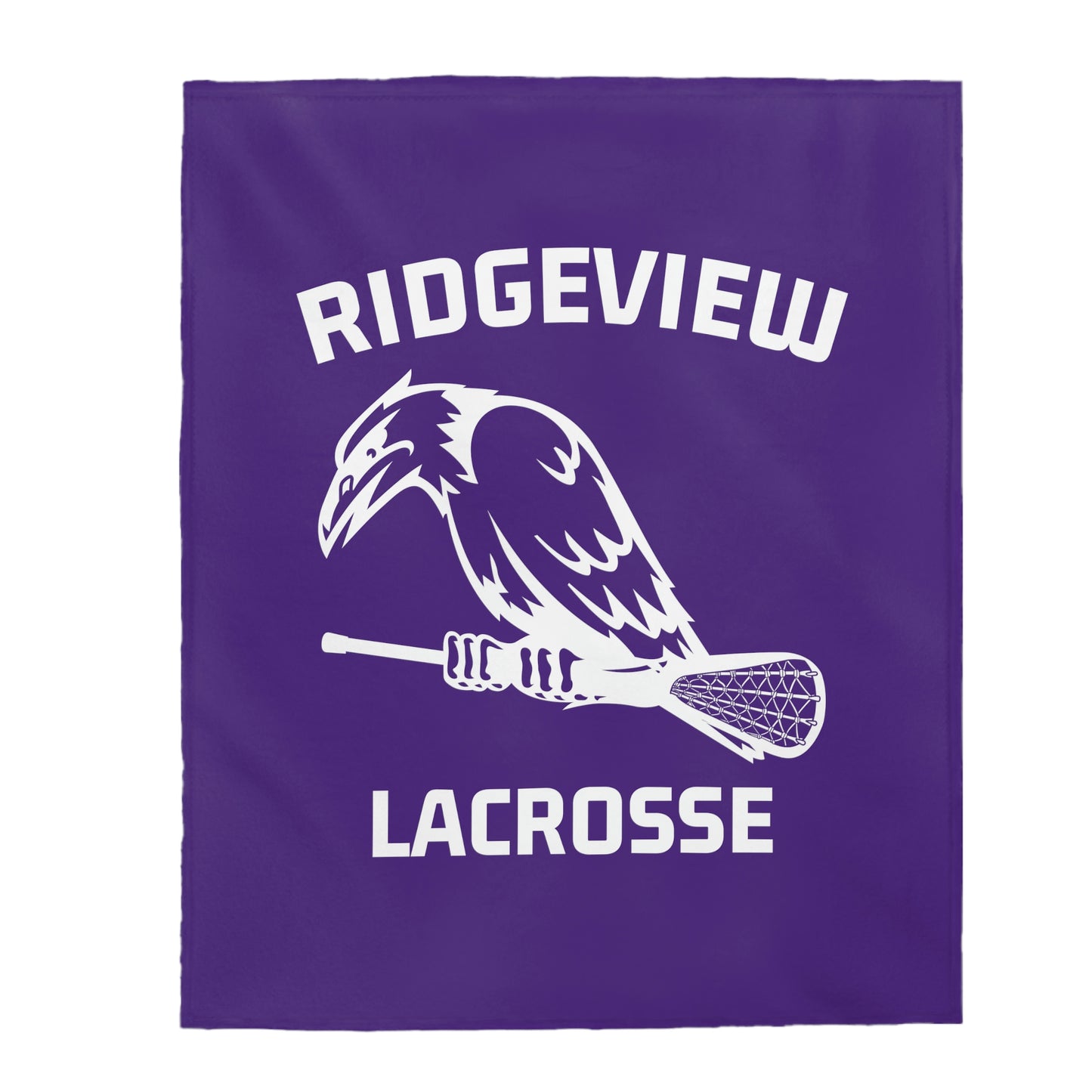 Ridgeview Lacrosse Velveteen Plush Blanket
