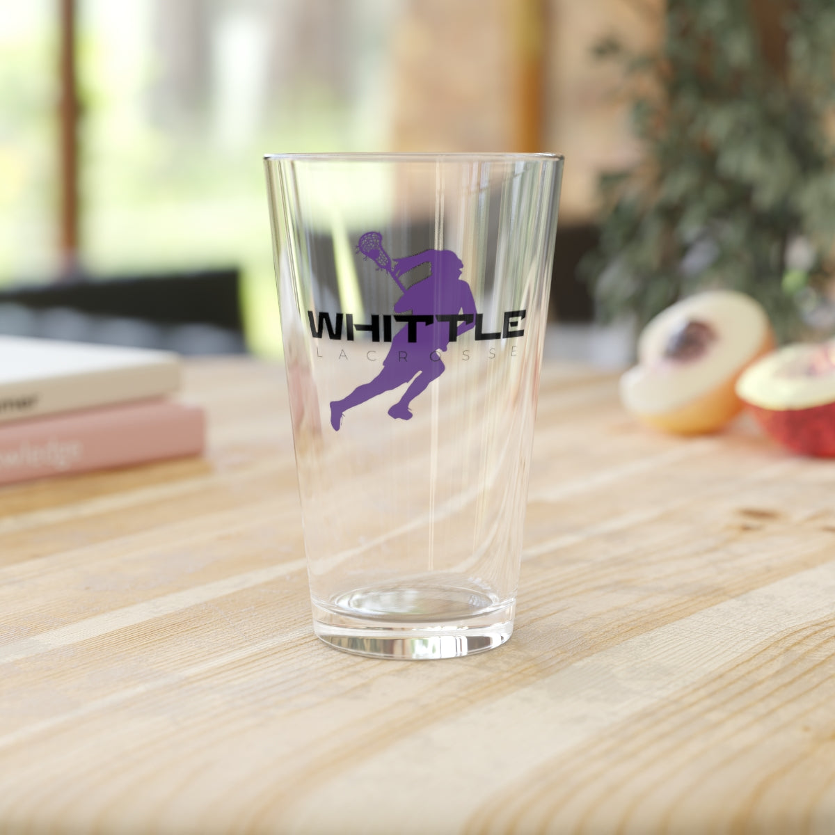 Whittle Lacrosse Pint Glass - 16oz