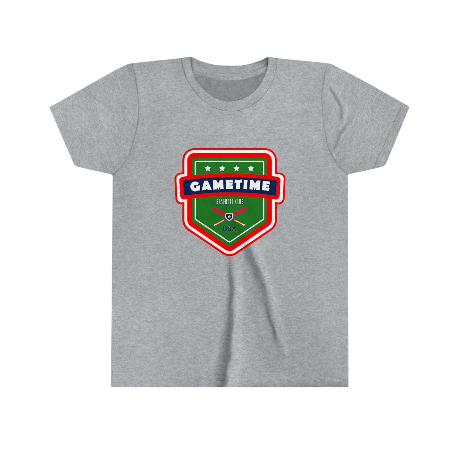 Youth Gametime Baseball Club Bella + Canvas Short Sleeve Tee