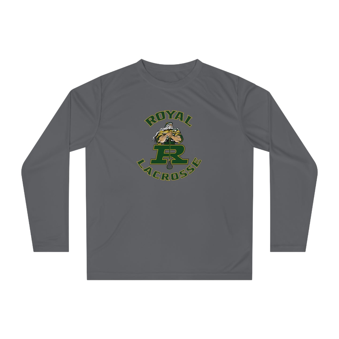 Adult Royal HS Lacrosse Team 365 Performance Long Sleeve Shirt