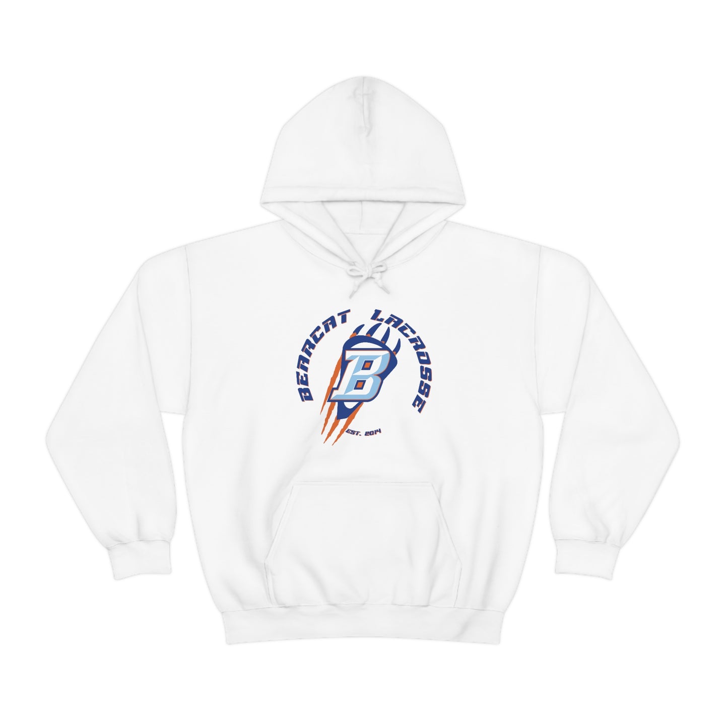 Adult Billings Bearcats Lacrosse Gildan Heavy Blend™ Hooded Sweatshirt
