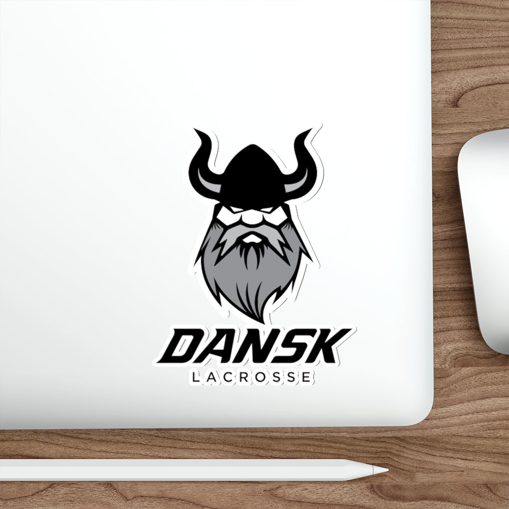 Danish Lacrosse Die-Cut Stickers