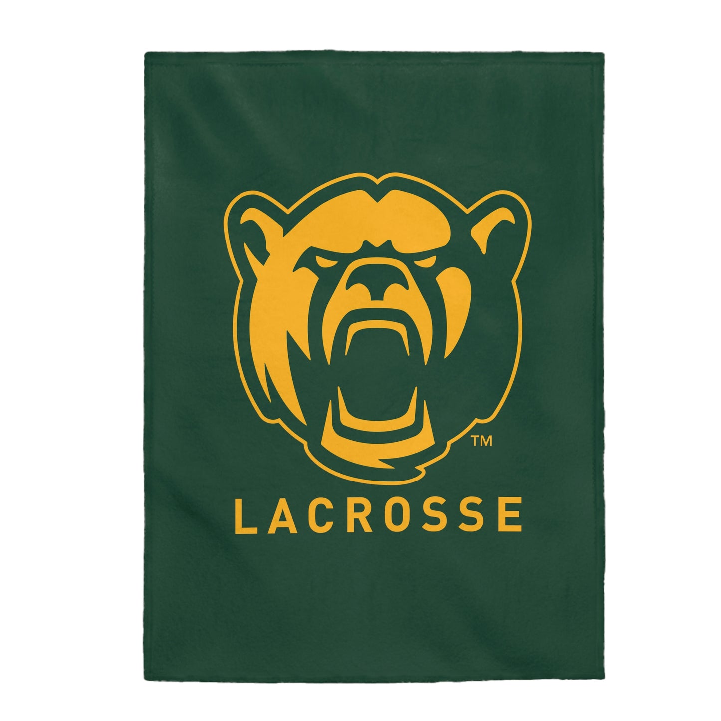 Baylor Lacrosse Velveteen Plush Blanket